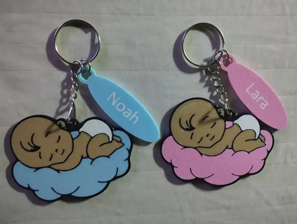 Llaveros Souvenir Baby Shower Pack X 10 6