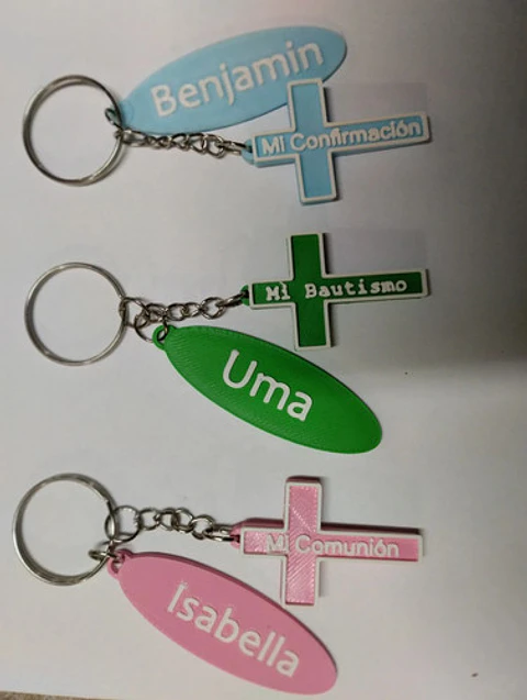 Llaveros Souvenir Cumpleaños Nombres Pack X 10