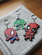 Llaveros Souvenir Cumpleaños Super Heroes Pack X 10 - Miniatura 1