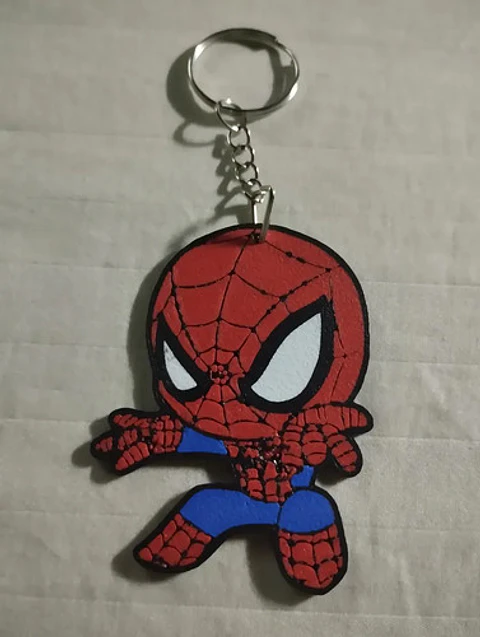 Llaveros Souvenir Cumpleaños Super Heroes Pack X 10