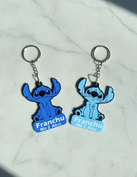 Llaveros Souvenir Cumpleaños Stitch Pack X 20