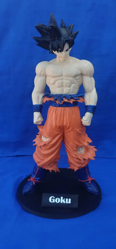 Figura Goku 30 Cm Calidad 3d Premium Nombre Personalizado