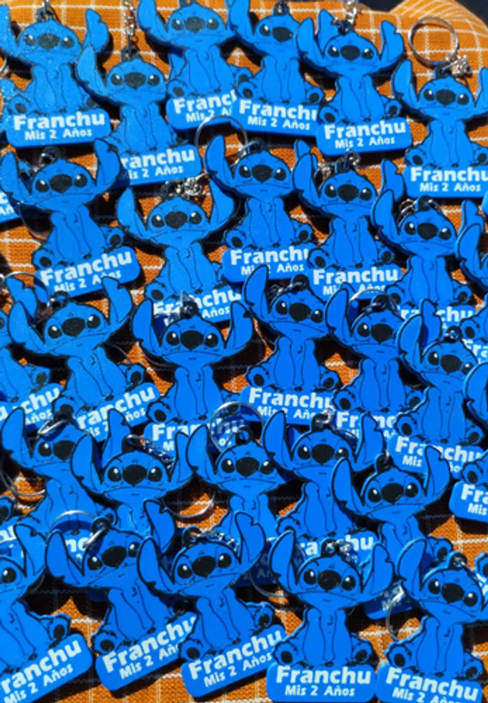 Llaveros Souvenir Cumpleaños Stitch Pack X 10 5
