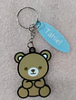 Llaveros Souvenir Cumpleaños Osito Teddy Con Nombre Pack X10 - Miniatura 3