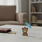 Llaveros Souvenir Cumpleaños Osito Teddy Con Nombre Pack X10 - Miniatura 4