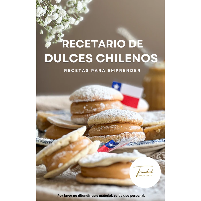 Recetario de “dulces chilenos”