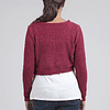 Sweater chenilla con camisa