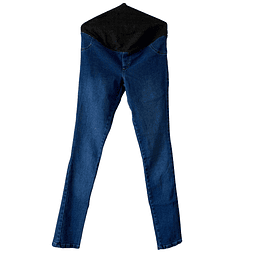 Jeans maternales ajustados denim