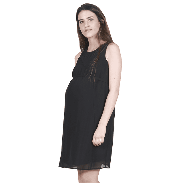 Vestido negro maternidad y lactancia