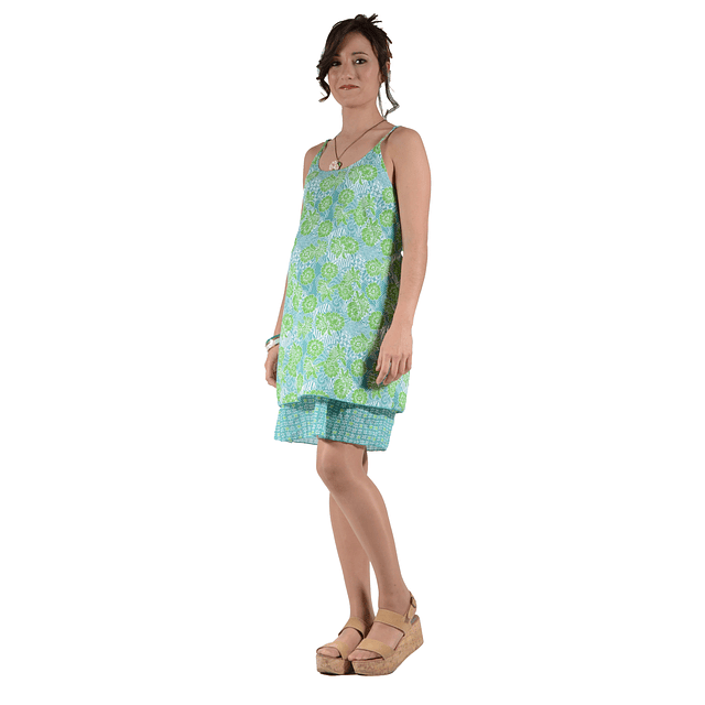 Vestido Tirantes verde