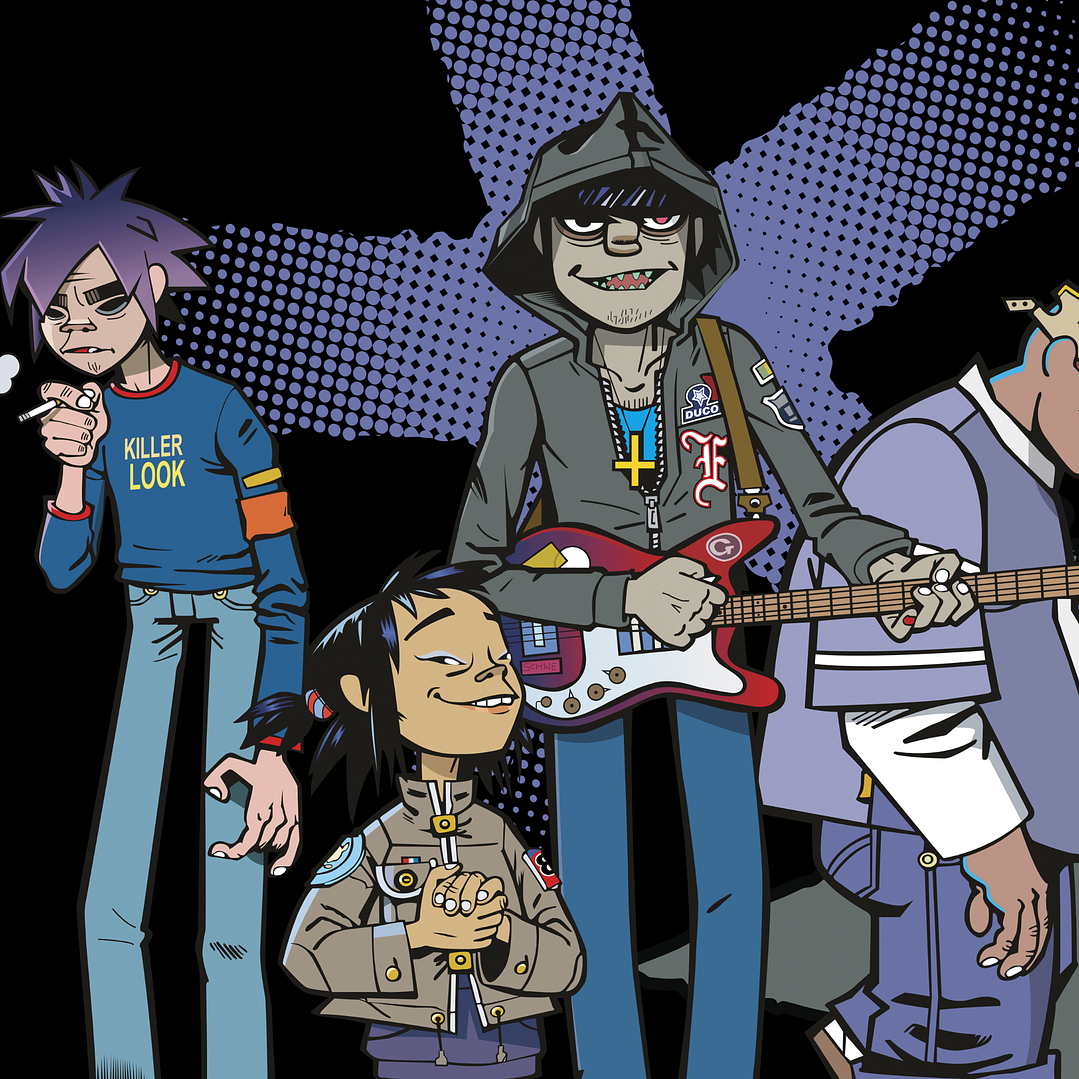 Polera Gorillaz 3