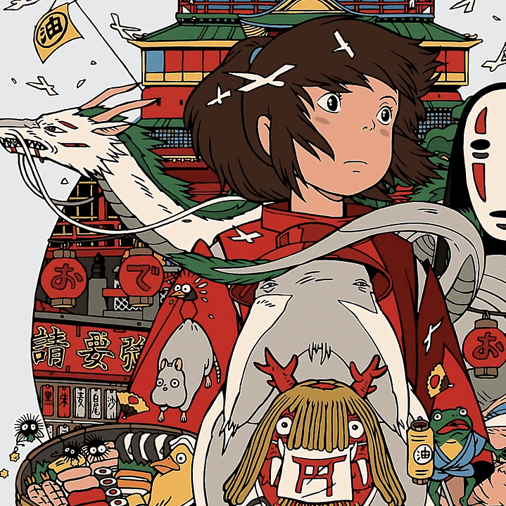 Polera Spirited Away - Studio Ghibli 3