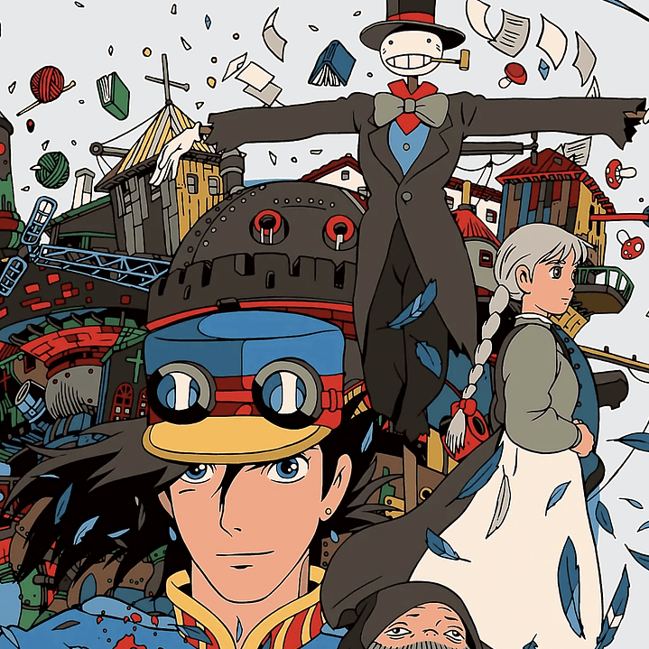 Polera Moving Castle - Studio Ghibli 3