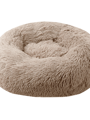 Cama Antiestress de Felpa para Mascotas XL - 80 cm