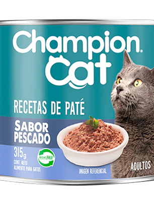 24 LATAS CHAMPION CAT SABOR PESCADO 315 G
