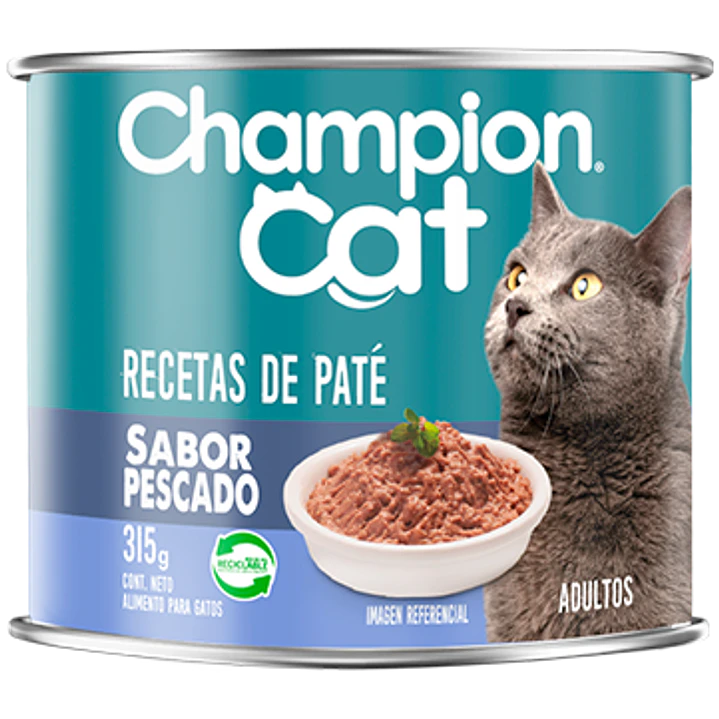 24 LATAS CHAMPION CAT SABOR PESCADO 315 G 1