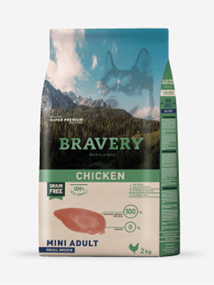 Bravery Dog Chicken Mini Adulto Small Breeds