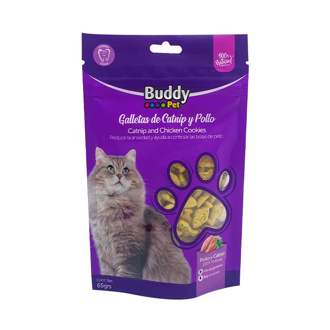 BUDDY PET GALLETAS DE CATNIP Y POLLO  1