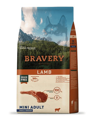 Bravery Dog Cordero Mini Adulto Small Breeds