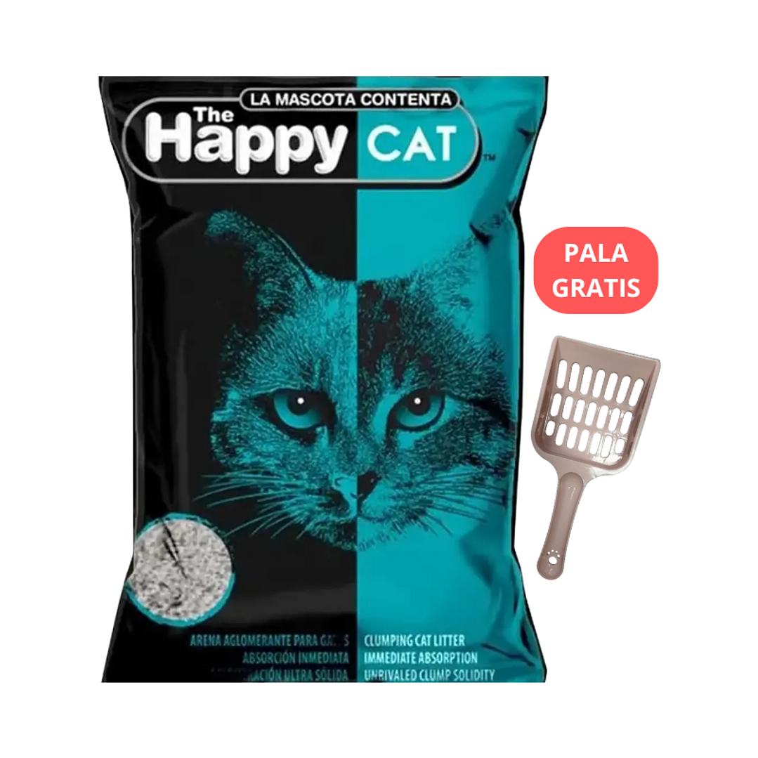36 Kilos Arena Sanitaria Happy Cat Aglomerante + Pala Gratis 1