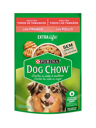 Sachet Dog Chow Adulto Sabor Pollo 100 gr