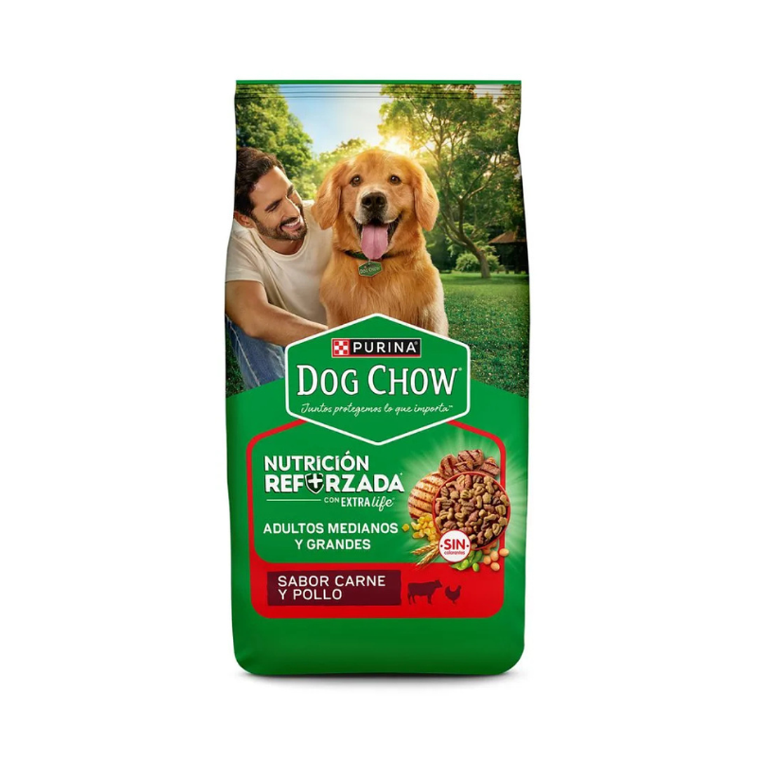 Dog Chow Adulto Razas Medianas y Grandes con Carne y Pollo 16,5 kg 1