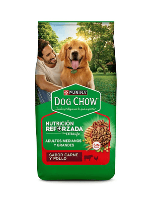 Dog Chow Adulto Razas Medianas y Grandes con Carne y Pollo 16,5 kg