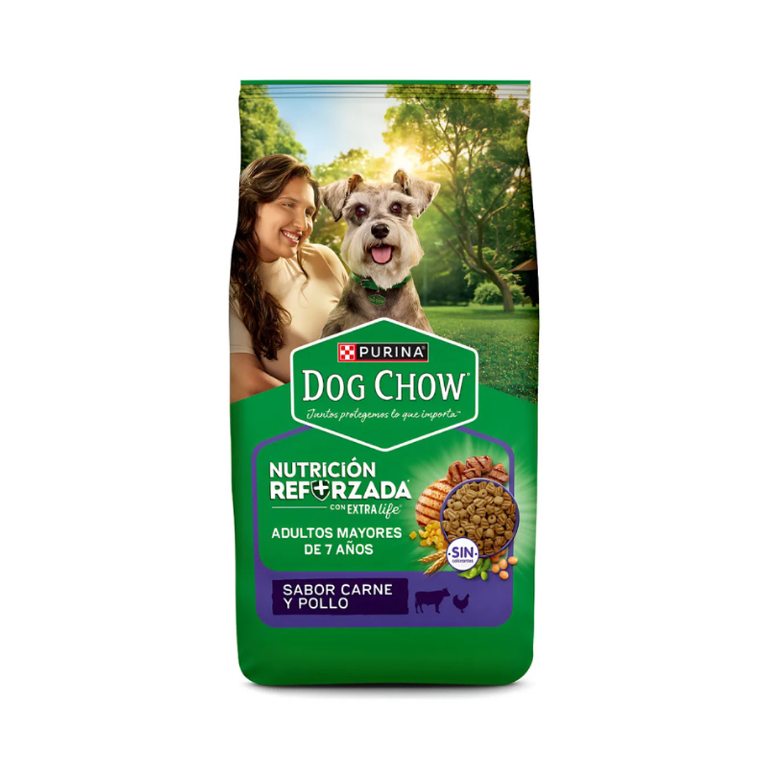 Dog Chow Longevidad Senior Todos los Tamaños 16,5 kg 1