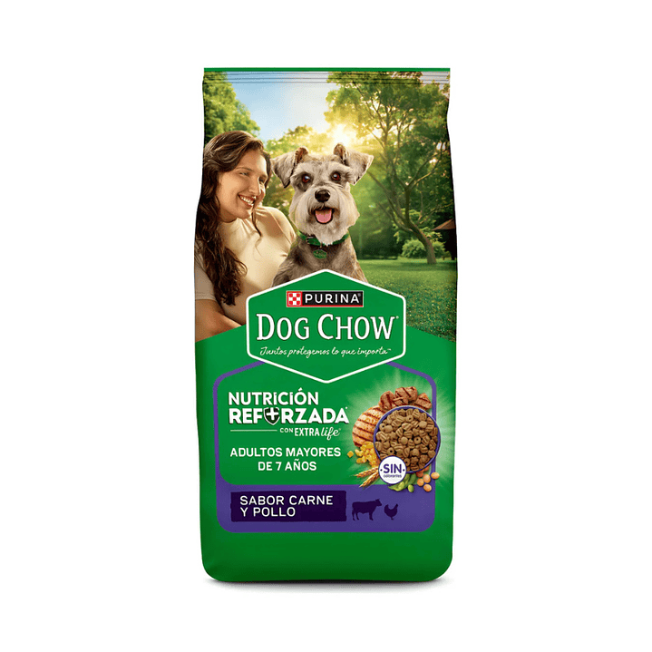 Dog Chow Longevidad Senior Todos los Tamaños 16,5 kg 1