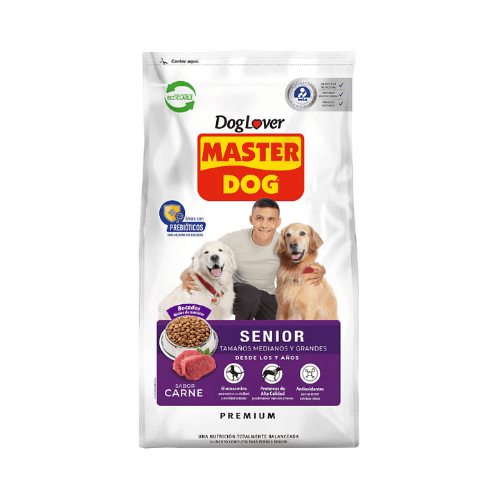 Master Dog Senior Tamaños Medianos y Grandes 18 kg 1
