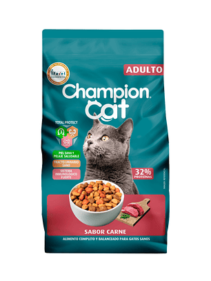 Champion Cat Gatos Adultos Sabor Carne 20 kg