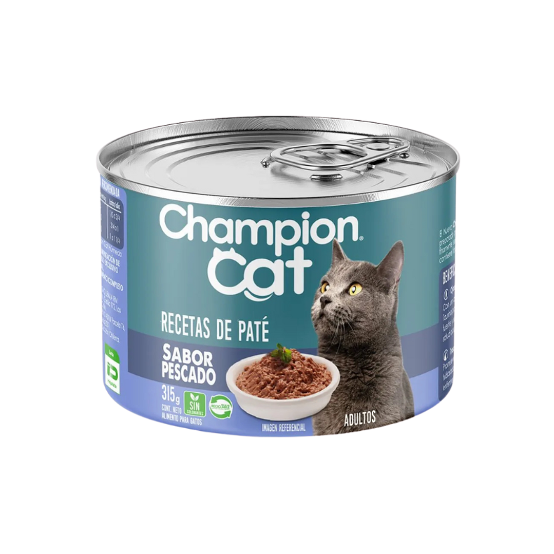 Alimento Húmedo Champion Cat Sabor Pescado 315 gr 1