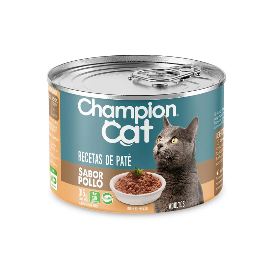 Alimento Húmedo Champion Cat Sabor Pollo 315 gr 1