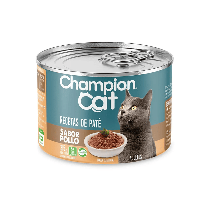 Alimento Húmedo Champion Cat Sabor Pollo 315 gr 1
