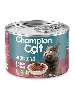 Alimento Húmedo Champion Cat Sabor Carne 315 gr