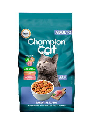 Champion Cat Gatos Adultos Sabor Pescado 8 kg