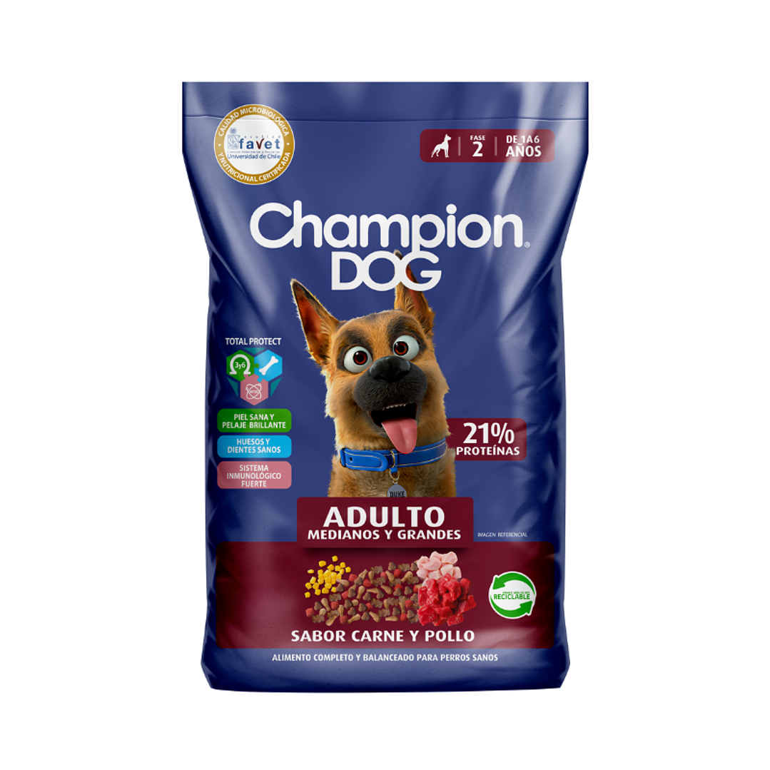 Champion Dog Adulto Medianos y Grandes 18 kg 1