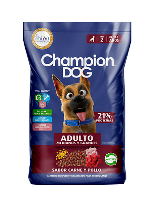 Champion Dog Adulto Medianos y Grandes 18 kg