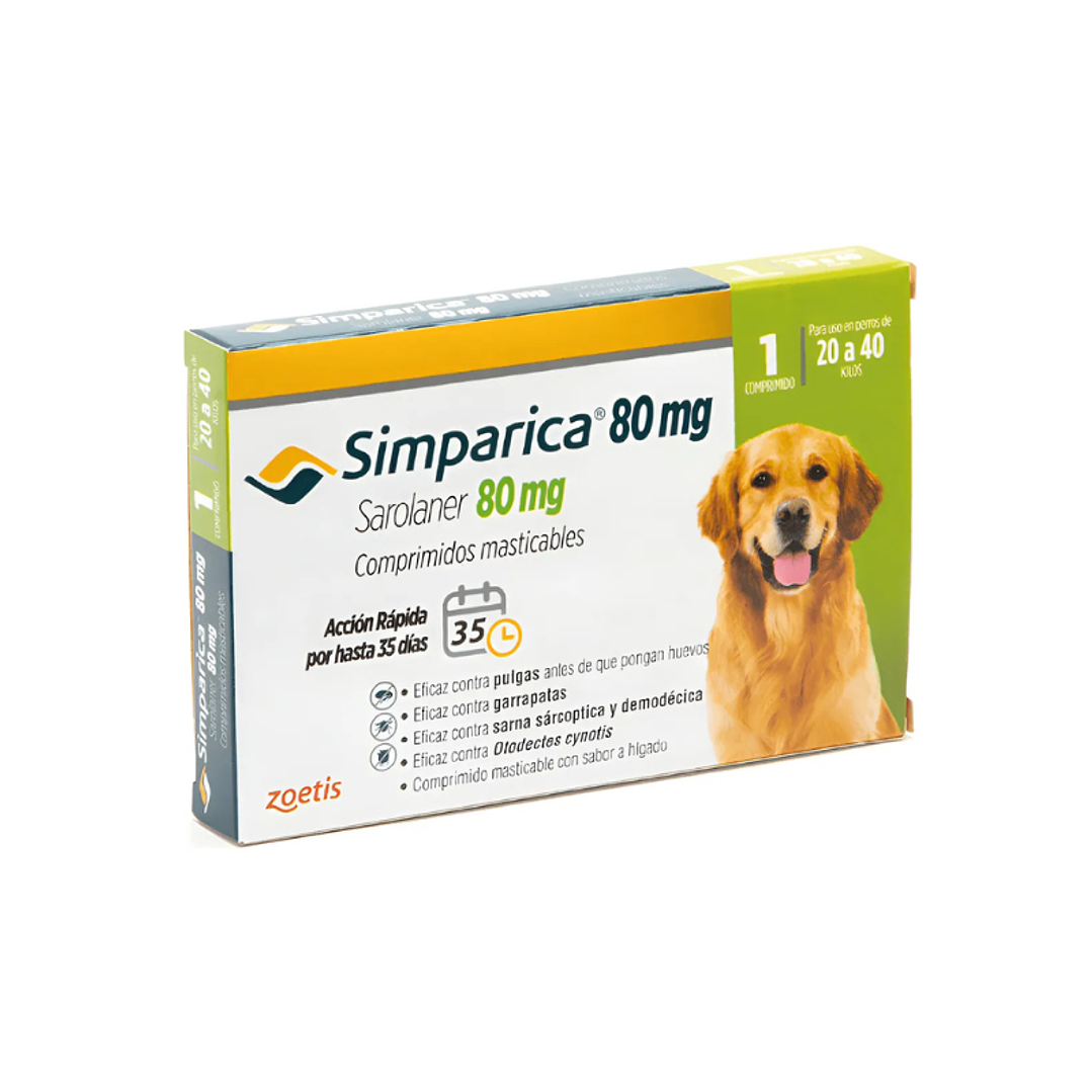 Simparica 1 Comprimido - 20 kg a 40 kg 1