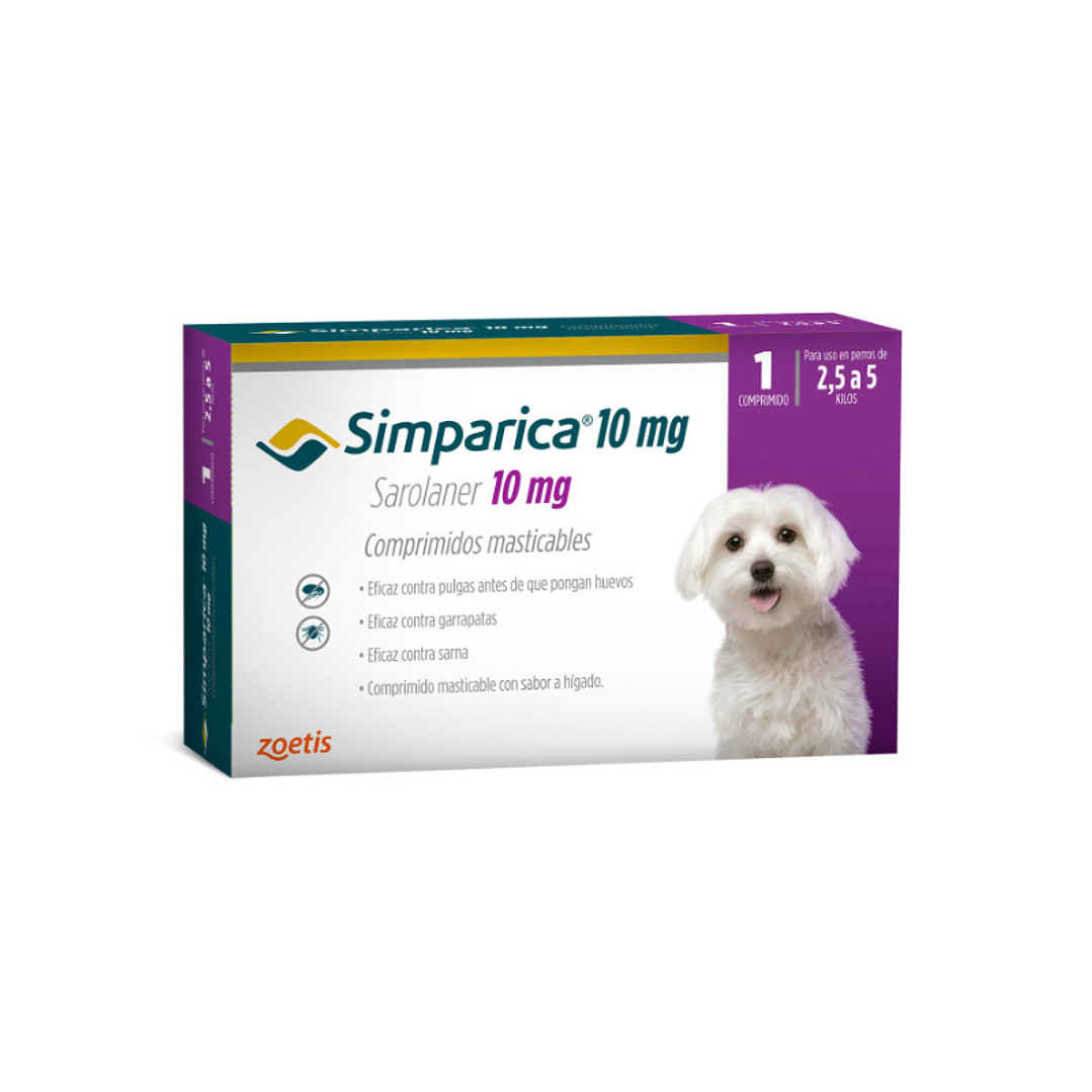 Simparica 1 Comprimido - 2.5 kg a 5 kg 1