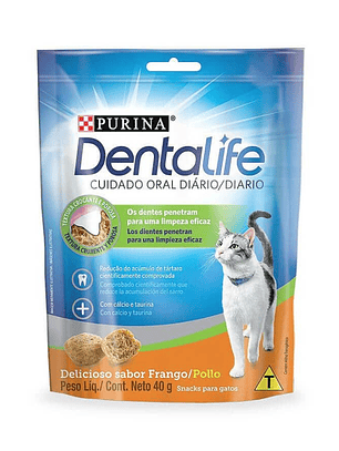 Dentalife para Gatos  Sabor Pollo 40 gr