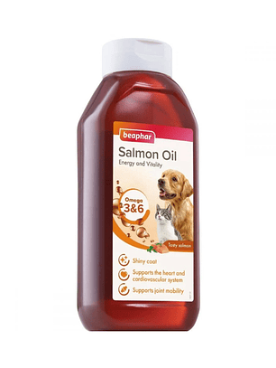 Aceite de Salmón para Perro y Gato Beaphar 430 ml