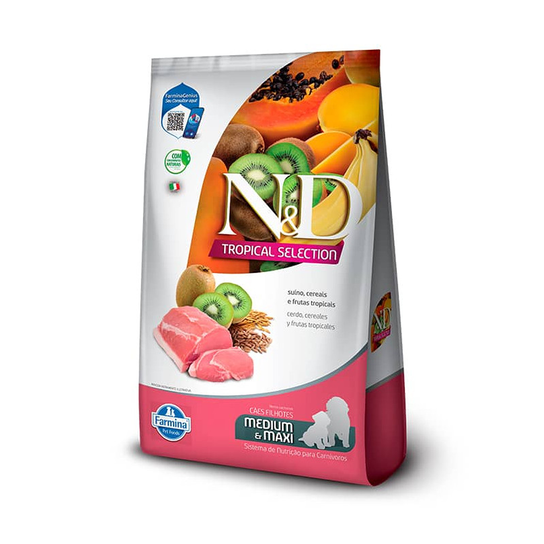 N&D Tropical Selection Mini Puppy Cerdo 2,5  KG 1