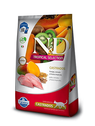 N&D Tropical Selection Feline Castrado 1,5Kg