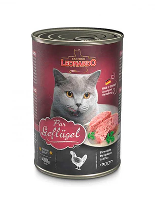 Alimento Húmedo Gato Leonardo Lata 400grs