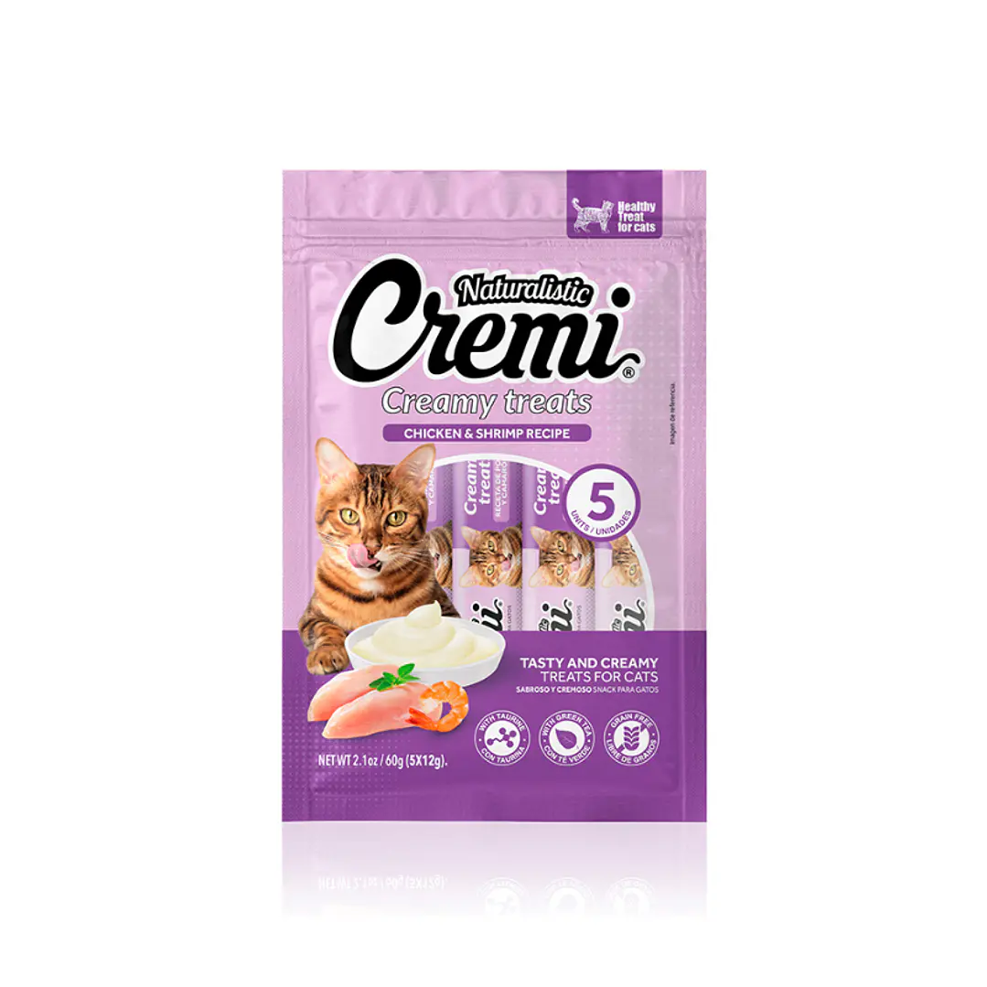 Cremi Naturalistic Pollo y Camarón 60 gr 1