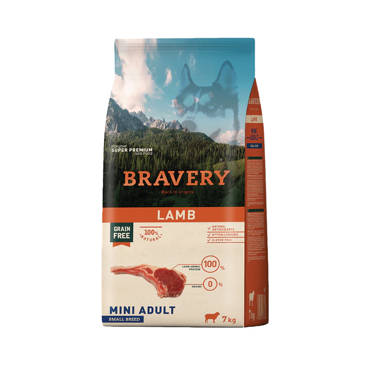 Bravery Mini Adulto Raza Pequeña Cordero 7 kg 1