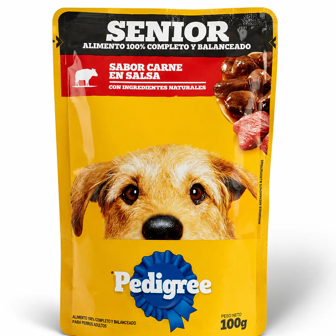 Pedigree Pouch Perros 7+ Carne 100g 1