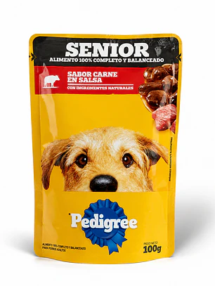 Pedigree Pouch Perros 7+ Carne 100g