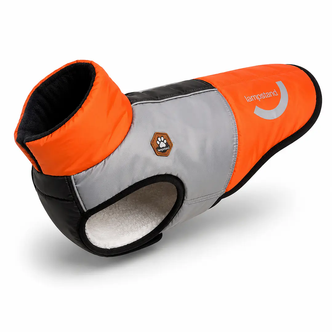 Parka Reflectante impermeable LampStand para perros Talla L 2